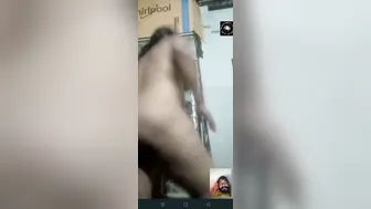 Desi Aunty Spreading Her Thick Ass Showing Both Tight Holes