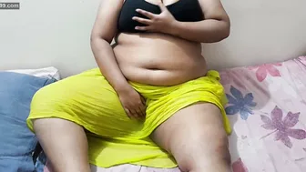 Neighbor Aunty Fingering Herself Watching Porn Getting So Wet