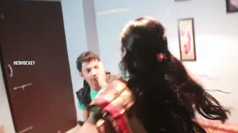 Neighbor Aunty Hooking Up With Younger Guy Behind Closed Doors