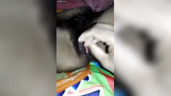 Desi Village Aunty Spreading Her Wet Pussy Wide For Camera