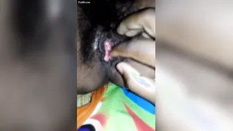 Desi Village Aunty Spreading Her Wet Pussy Wide For Camera