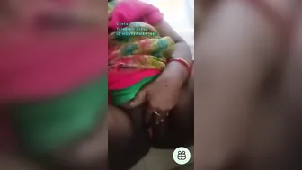 Lonely Aunty Stripping And Showing Everything On Live Video Call