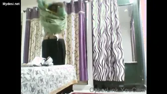 Telugu Aunty Changing Dress Caught By Her Stepson On Hidden Cam
