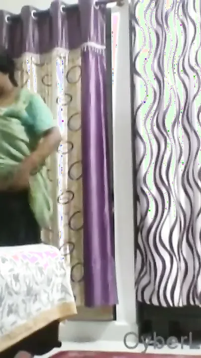 Telugu Aunty Changing Dress Caught By Her Stepson On Hidden Cam