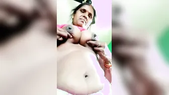 Older Married Woman Stripping Down Showing Everything She Has