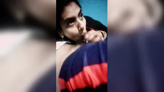 Young Wife Giving Sloppy Wet Blowjob Swallowing Every Drop