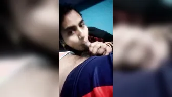 Young Wife Giving Sloppy Wet Blowjob Swallowing Every Drop