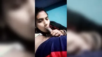 Young Wife Giving Sloppy Wet Blowjob Swallowing Every Drop