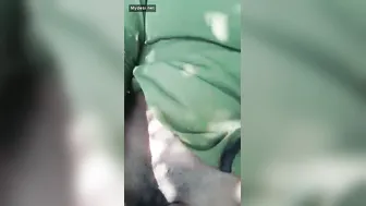 Indian Aunty Getting Fucked Outside In The Open Risky Spot