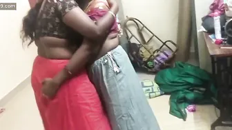 Desi Lesbian Aunties Getting Wild While Husband Watches Nearby