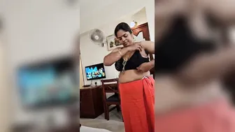 Tamil Aunty Changing Dress Caught Naked Talking Dirty In Hotel