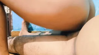 Desi Aunty Fucking Boyfriend Outdoors Behind Market Nobody Saw