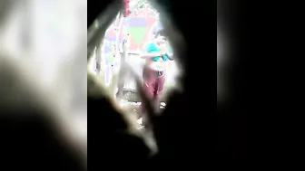 Spying On Next Door Married Aunty Taking Hot Shower Again
