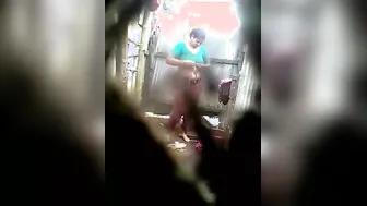 Spying On Next Door Married Aunty Taking Hot Shower Again