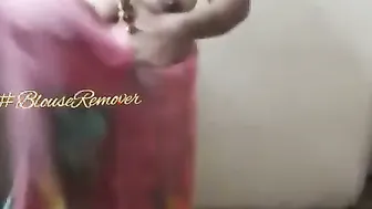 Married Aunty Removing Her Traditional Saree Before Getting Wild