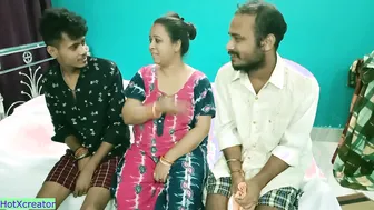 Sharing My Milf Aunty With Friend In Wild Threesome At My Home