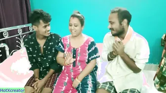 Sharing My Milf Aunty With Friend In Wild Threesome At My Home
