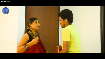 Kissing And Licking My Aunty's Soft Navel In Her Bedroom