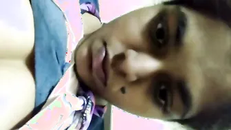 Baroda Aunty Spreading Legs Wide Open Waiting In Bed For Me