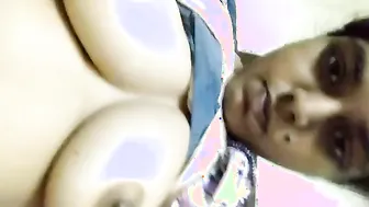 Baroda Aunty Spreading Legs Wide Open Waiting In Bed For Me