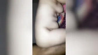 Thick Ass Aunty Riding Me Wildly Making Those Cheeks Bounce Hard