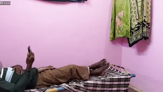 Aunty Walking In On Me Jerking And Pulling Her Onto The Bed Now