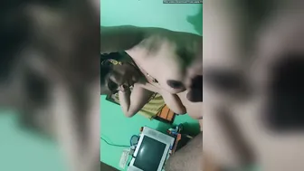 Village Aunty Flaunting Her Big Natural Boobs For Her Neighbor