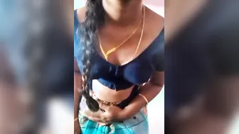 Married Aunty Stripping Her Saree Off Completely Before Fucking
