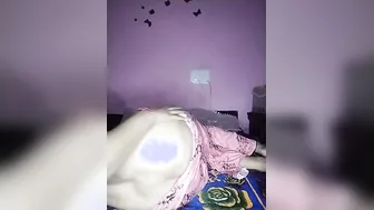 Busty Indian Aunty Teasing With Her Massive Boobs Out