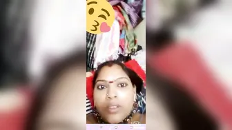 Indian Aunty Stripping Naked During Video Call Showing Body