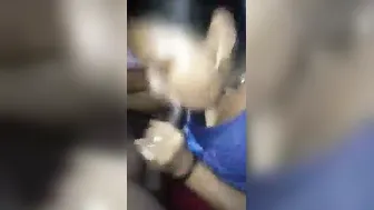 Horny Sister-In-Law Giving Me Sloppy Blowjob On Camera