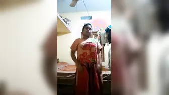 Chubby Village Wife Showing Her Big Tits And Fat Pussy