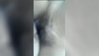 Fingering Her Hairy Wet Cunt Until She Cums Everywhere