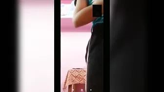 My GF Stripping Naked Teasing Me Before We Fuck