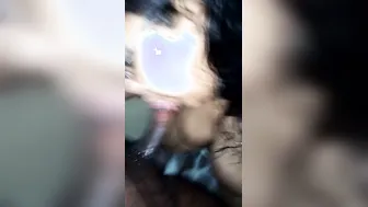 Curvy Milf Giving Her Young Driver A Sloppy Blowjob