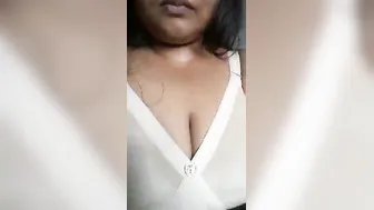 Busty GF Spreading Her Pussy Wide Open