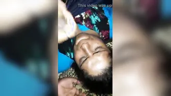 Mature Aunty Taking A Facial Cumshot From Younger Guy