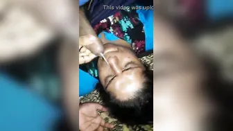 Mature Aunty Taking A Facial Cumshot From Younger Guy