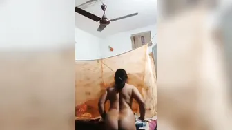 Sexy Indian Housewife Stripping Naked On Camera For You