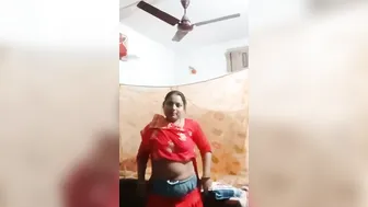 Sexy Indian Housewife Stripping Naked On Camera For You