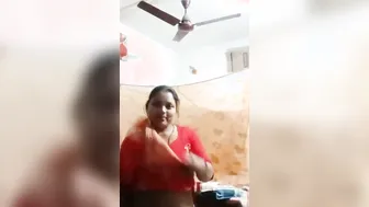 Sexy Indian Housewife Stripping Naked On Camera For You
