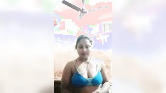 Sexy Indian Housewife Stripping Naked On Camera For You