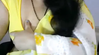 Busty Aunty Teasing With Her Massive Tits For My Cock