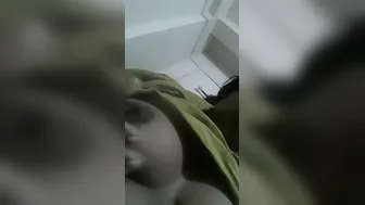 Amateur Milf Squeezing Her Milky Boobs On Selfie Cam