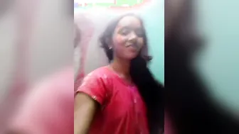 Big Titted Indian Slut Stripping Completely Naked