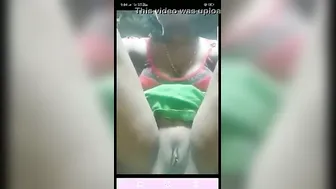 Married Woman Flashing Huge Tits On Selfie Video