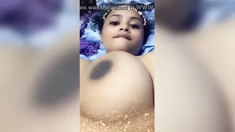 My GF Teasing With Her Natural Tits On Video