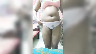 Busty Babe Doing Hot Striptease Removing All Her Clothes