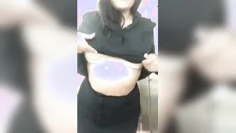 Naughty GF Recording Nude Selfie Showing Big Tits