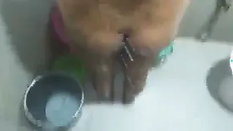 GF Riding My Cock During Steamy Bathroom Session